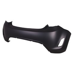 2012-2017 HYUNDAI VELOSTER Rear Bumper Cover WITHOUT PARK ASSIST SENSOR HOLES WITHOUT TURBO